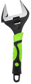 EBILUN Clé à mâchoire extra large réglable de 15,2 cm, 20,3 cm, 25,4 cm, 30,5 cm, clé à ouverture robuste de 0 à 60 mm (25,4 cm pour 0-50 mm)