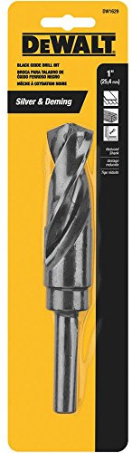 DEWALT DW1629 1-Inch 1/2-Inch Reduced Shank Twist Drill Bit,Black