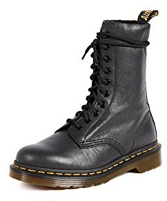 Dr. Martens Damen 1490 Black Virginia Stiefel, Schwarz, 40 EU