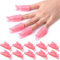 10 Stück Nagellackentferner Clips Set, Nails Art Gel Cap Einweichen Clip UV Maniküre Tränken Weg Nagel-Clips Gel Polish Entferner Wrap Tool