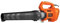 BLACK+DECKER - Souffleur axial filaire 1850W - Souffleur de feuilles avec 2 Vitesses - racloir intégré - volume de soufflerie 12,75 m3/min - Vitesse de soufflerie de 190 km/h - BEBL185-QS