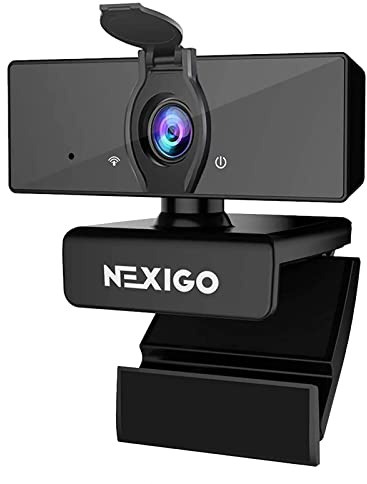 NexiGo N660 1080P Business Webcam, Dual Microphone & Privacy Cover, USB FHD Web Computer Camera, Plug and Play, for Zoom/Skype/Teams/Webex, Laptop MAC PC Desktop