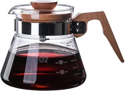 Percolator Coffee Pot Anti Scalding Coffee Pot Accessories Kitchen Bar Coffee Pot (Color : 600ml)