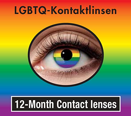 King of Halloween LGBTQ, Regenbogen, Rainbow Jahreslinse ideal für den CSD Christopher Street Day oder einfach aus Fun