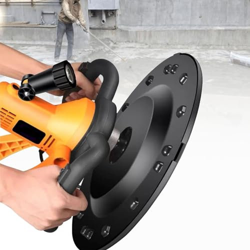 XSDAJSD Truelle électrique pour mortier et plâtre, Machine de Finition, mélangeur Automatique portatif, 2 880 W, pour béton, Peinture, mortier, béton, avec Tige de mélange et 6 Vitesses réglables