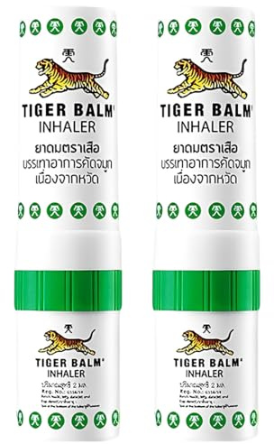KAFZEL 2 Pièces Inhalateur Huiles Essentielles, Stick Inhalateur Nez Pour Huiles Essentielles Soulagement Rapide D'un Nez Bouché Améliore La Respiration Et Stimule La Concentration