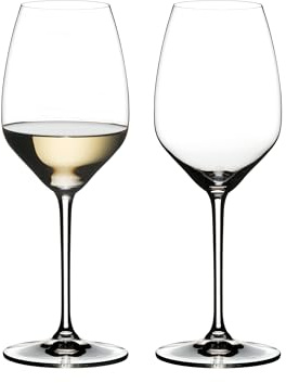 Riedel Extreme Riesling Wine Glasses, Crystal, Set of 2, Diamond-Shaped Bowls for New World White Wines 4441/15