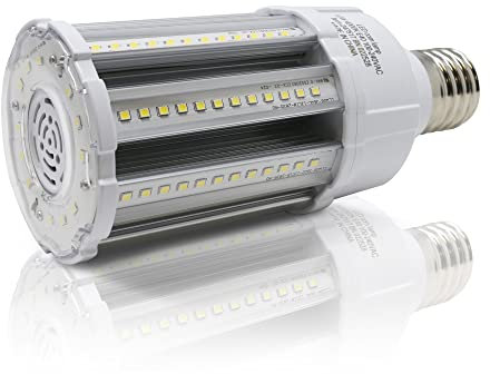 Bright Source LED Corn Light Bulb, E40, 40W, 5200lm, 360° Beam Angle, 4000K Cool White, Replaces Metal Halide/Son/HID/HPS for Large Spaces/Street/Parking/Garage/Warehouse & Factory