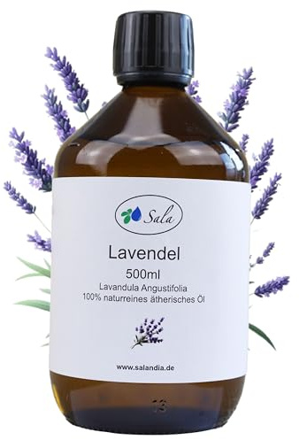 Sala Lavendelöl ätherisches Öl 38/40 naturrein 500 ml Glasflasche