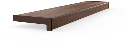 Seiletech.de FENSTERBANK PVC – 20 cm x 110 cm – Nuss – Fensterbrett – für den Innenbereich – Innenfensterbank – Innen – Meterware – Wohnzimmer – Deko – Kunststoff