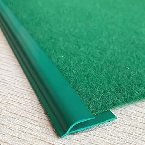 HMTE Grüner Teppich-Randstreifen für Balkon, Garten, Hinterhof, 3,5 cm breiter PVC-Boden-Übergangsstreifen für Kantenschutz, selbstklebend (Size : Length 7m (23ft)) (Length 1.8m (5.9ft))
