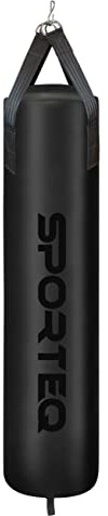 Sporteq Dyno Heavy Filled Punch Bag 3FT, 4FT & 5FT for All Ages & Genders | Boxing Martial Arts Kickboxing Muay Thai Karate | Home & Commercial Gym Use
