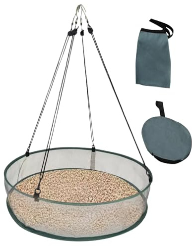Plateau de Capture de Semi-Oiseaux | Anneau Externe pour la crèche de Jardin | Porte Semi-et Externe, Accessoire de Gain-Gain pour Balcon, terrasse, Cour, Cours et Jardins domestiques