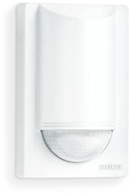Steinel Infrarot-Bewegungsmelder IS 2180-2 180° Weiß, 12 m Aufputz-Sensor, 1000 W, Unterkriechschutz, 1000 W