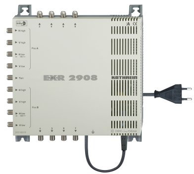 Kathrein EXR 2908 Satelliten-ZF-Vertteilsystem Multischalter (2 Satelliten, 8 Teilnehmeranschlüsse, Klasse A)