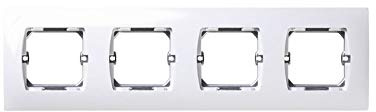 Simon 27640-65 placa de pared y cubierta de interruptor Blanco