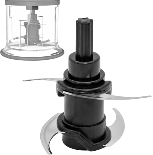 for Ninja Professional Chopper Blade Replacement, Ninja Stackable Chopper Blade, 200W Mini Food Processor Accessories Fit 500ml Bowl