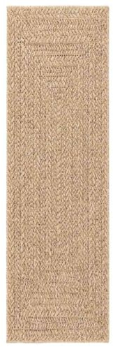 vidaXL Teppich, Teppich für Wohnzimmer Garten Balkon Terrasse, Bodenmatte Läufer Rechteckig, Balkonteppich Terrassenteppich, 80x250cm Jute-Optik Indoor Outdoor