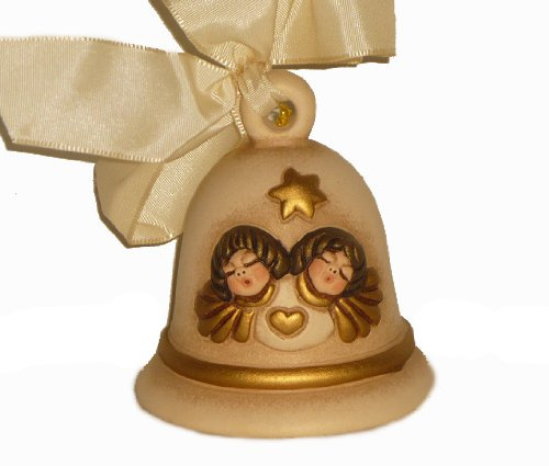 THUN Campana da Parete Capodanno Champagne 7,5 cm Ceramica
