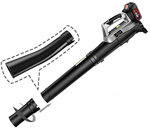 CHENGNAN 20V Elettrico Aspirafoglie Giardino Soffiatore per Foglie Max velocità Aria 200 km/h.per Manutenzione Spazi Esterni