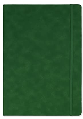 Silvine Executive Notizbuch, A4, Hardcover, Grün, 160 linierte Seiten, 90 g/m² Premium-Papier, elfenbeinfarben, British Racing Green (198BRG)