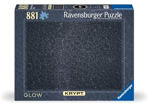 Ravensburger Puzzle 12000240 - Krypt Puzzle Universe Glow - Schweres Puzzle für Erwachsene und Kinder ab 14 Jahren, mit 881 Teilen