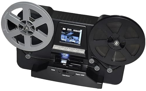 PixCy Scanner Film Convertit Film Image par Image Fichiers Numériques Mp4,Convertisseur Numériseur De Films 8 Mm Super 8,Partage D'économie sur Carte SD