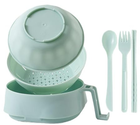 Ensemble de bols pour cuiseur Ramen, bol de nouilles Ramen avec couvercle | Bol de nouilles instantanées de grande capacité 6X,Avec couvercle, baguettes, cuillères, fourchette, bols à nouilles en PP p