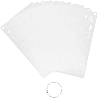 DIYEAH 12stücke Teiliges Alphabet Schablonen Aus Pet Für Bastelarbeiten Buchstaben Und Zahlen Malvorlagen Wiederverwendbare Schablonen Für Scrapbooking Und Papierkunst