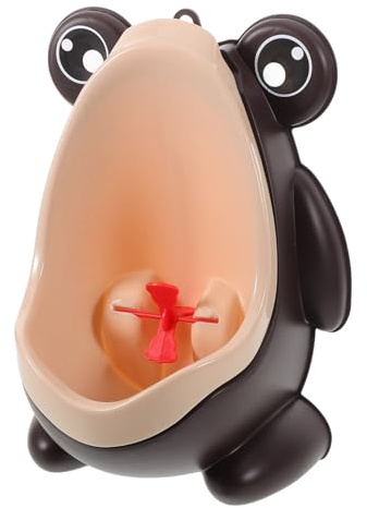 Toddmomy Urinario Infantil De Entrenamiento Forma De Rana para Apuntar Al Baño para Montar La Pared Casa