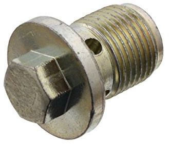 febi bilstein 31117 Ölablassschraube ohne Dichtring, 1 Stück, Silber