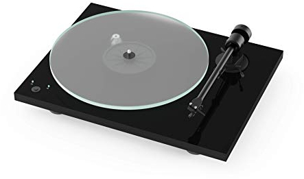 Pro-Ject T1 Phono SB, Audiophiler Einstiegsplattenspieler der neuen Generation mit Phono-Vorverstärker und elektronischer Geschwindigkeitsumschaltung (Piano Schwarz)