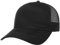 Stetson Classic Cotton Trucker Cap Small - Einfarbige Kappe - Größenverstellbar - Herren - Baseballcap mit Netz-Einsatz schwarz One Size