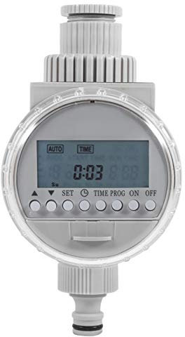 Controlador De Riego De Energía Solar, Temporizador Riego Automático Con Ahorro De Agua Controlador De Aspersor Digital LCD Programador Riego Riego Por Goteo Temporizador De Agua Para Jardín Doméstico