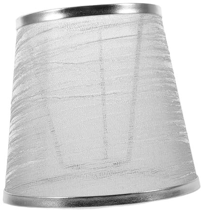 ANDRESLAD Small Lampshade for E27 Bulb, Removable Lamp Shade Replacement for Chandelier and Floor Lamps, 4cm Diameter Light Diffuser for Living Room and Bedroom