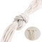 10Meters 4MM White Macrame Cotton Cord Craft Cotton Twine String, Yarn Macrame Rope for hanging Pictures Ornament DIY Craft Project Home Decorations Handmade Arts