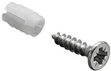 Hettich Spreizmuffen mit Topfbefestigungsschrauben, ø 5 mm / 3,5 x 16 mm | 40 Stück, 9081038