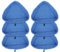 Sgizoku 6PCS Universal Steam Mop Pads Compatible with H2O Steam Cleaners:for H20 HD/X5 Microfiber Cloths Covers Replacement for Vax/Viledas/Russell Cleaning Mop Pad Washable Reusable