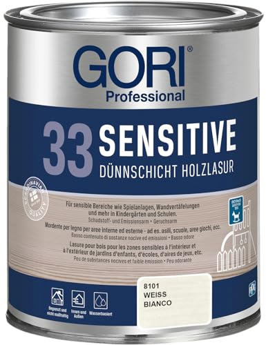 Gori 33 Holzlasur Die Ökologische 750ml Weiß 8101