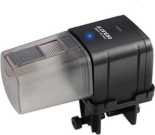 Petyoung Alimentador automático del Pescado comedero,Mando a Distancia WiFi o Temporizador de Comida para Peces, alimentador para Acuario – Alimentado por USB