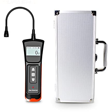 Samnuerly Moniteur de qualité de l'air, testeur de Fuite de détecteur de gaz à Alarme Automatique Norm pour gaz méthane, gaz Naturel, gaz de pétrole liquéfié, gaz Combustible et Inflammable