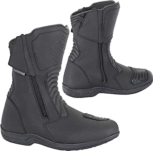 Büse B160 Motorrad Touring Stiefel Herren Schwarz 43 | Hipora Membran