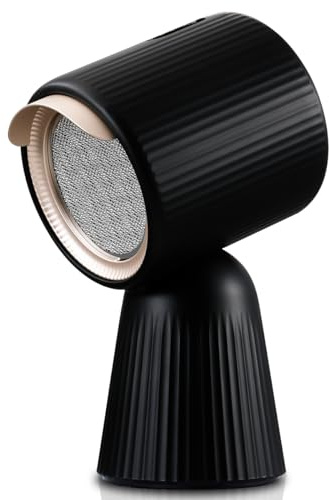 SNDOAS Cappa Aspirante Portatile, Cappa Cucina Senza Tubo di Scarico con Potenza di Aspirazione 180 m³/h, 3 Livelli di Potenza, Ricircolo con Filtro a Carbone, per Casa, Piccole Cucine, Camper
