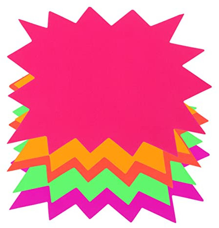 SEWACC Papier Preisschilder Für Lebensmittelpreisschilder Praktische Und Schöne Papier Anhänger Für Geschäft Orange Grün Rosa Orangerot