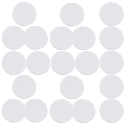 Baluue 50pcs Nail Buffing Disc Self Adhesive Pads for Smooth Nails with White Fused Alumina and Eva Material Sanding Machine Accessories for Salon and Home Use