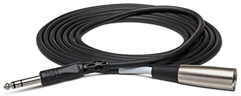 HosaTech STX-110M 10ft 1/4 inch TRS to XLR3M Balanced Interconnect Cable
