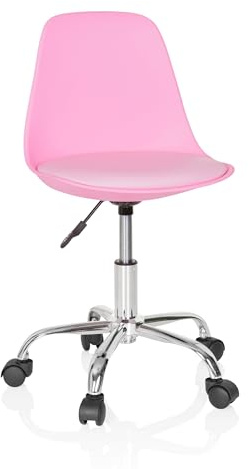 hjh OFFICE 742016 Barn- och ungdomsstol Fancy II - Ung och kul design till fantastiskt pris!, Mycket bekväm, mjukt stoppad stol, Steglös justering av sitshöjden, Stort färgurval