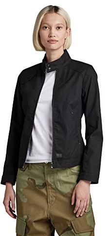G-STAR RAW Bikerjacka för kvinnor, svart (dk Black D387-6484), XS, Svart (Dk Black D387-6484), XS