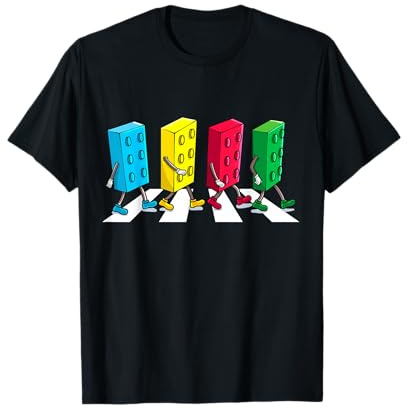 Master Builder Bausteine Block Party Brick Jungen Kinder T-Shirt