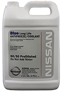 Genuine Nissan Fluid 999MP-L25500P Blue Long Life Antifreeze/Coolant - 1 Gallon